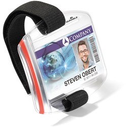 Durable Name Badge Holder With Arm Band Pack Of 10