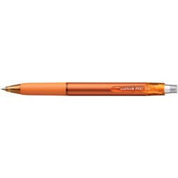 Uni-Ball URN180 RE Erasable Gel Rollerball Pen Retractable Fine 0.5mm Sun Orange