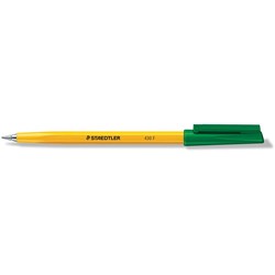 Staedtler 430 Stick Ballpoint Pen Fine 0.7mm Green