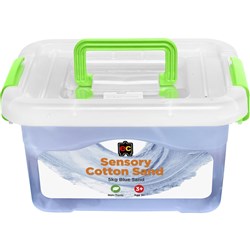 EC Sensory Cotton Sand 5KG Tub Blue