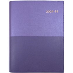 Collins Vanessa Financial Year Diary A5 Week to View Purple