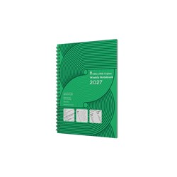 Collins Colplan Weekly Notes A4 Week To A Page With Right Hand Notes Green