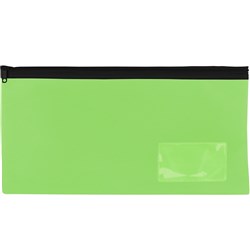 Celco Pencil Case Single Zip Medium 350 x 180mm Lime Green