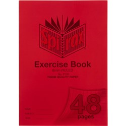 Spirax P100 Exercise Book Poly Cover A4 48 Page 8mm Ruled