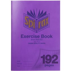 Spirax P111 Exercise Book Poly Cover A4 192 Page 8mm Ruled