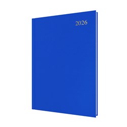 Collins Essential Diary A4 Day To Page Blue