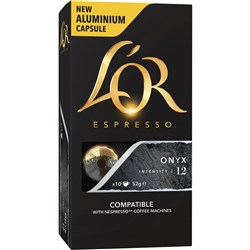 L'OR Espresso ONYX Coffee Capsule Box of 100