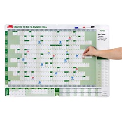 Sasco Environmental Planner 610 x 870mm Year To View Green