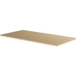 Sylex Arise Straight Desk Top Only 1800W x 600D x 25mmH Snow Maple
