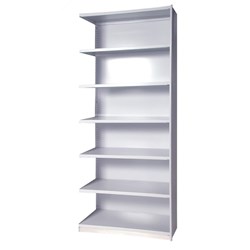 Steelco APC UNI-Shelving Add On Bay 900W x 400D x 2175mmH White Satin