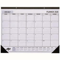 Office Choice Desk Planner 550 x 430mm Month To View White