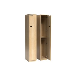 OLG Knox Locker 1 Door 305W x 455D x 1805mmH New Oak Ravine