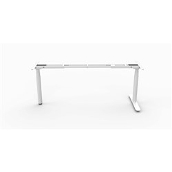 Rapidline Halo+ Executive Workstation Frame Only 1100 - 1800W x 700D x 595-1245mmH Wht