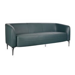 Rapidline Liso Lounge 3 Seater 1810W x 720D x 700mmH Forest Green PU Leather