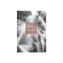 Upward Fashion Diary A6 Week To View Waterfall