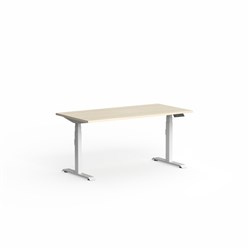 OLG Klass Electric Height Adjustable Desk 1600W x 750D x 620-1270mmH Maple/White