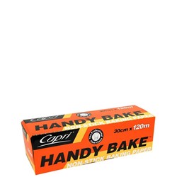 Capri Handy Bake Non-Stick Baking Paper Roll With Dispenser 30cm x 120m White