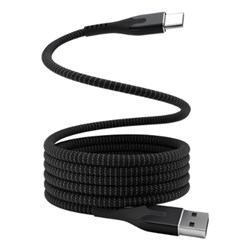 Statik MagStack USB-A To USB-C Cable 1 Meter Black
