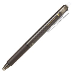 Pilot FriXion Design Erasable Retractable Gel Pen Extra Fine 0.5mm Brown Barrel Black Ink