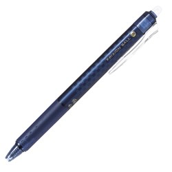 Pilot FriXion Design Erasable Retractable Gel Pen Extra Fine 0.5mm Navy Barrel Black Ink