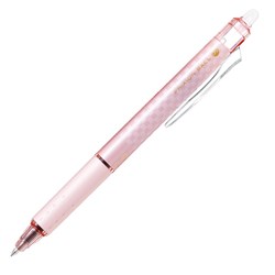 Pilot FriXion Design Erasable Retractable Gel Pen Extra Fine 0.5mm Pink Barrel Black Ink