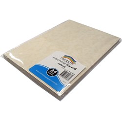 Rainbow Parchment Board A4 180gsm Acid Free Natural 50 Sheets