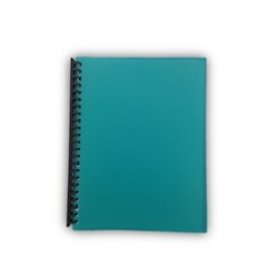Protext Display Book A4 Refillable 20 Pocket Green