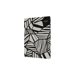 Collins Bold Mono Financial Year Diary A5 Week To View Bold2 Grey