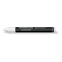 Staedtler 236 Lumocolor Omnigraph Waterproof Permanent Crayon White