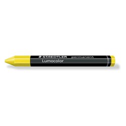 Staedtler 236 Lumocolor Omnigraph Waterproof Permanent Crayon Yellow