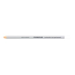Staedtler 108 Lumocolor Omnichrom Water Soluble Non-Permanent Pencil White