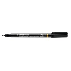 Staedtler 319 Lumocolor Permanent Special Pen Fine 0.6mm Black