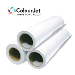 ColourJet Bond Roll 80gsm 594mm x 150m 76mm Core For Inkjet And Laser Printer White