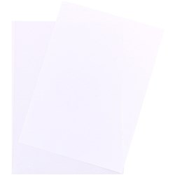Bantex Plastic Letter Files A4 Clear Pack of 100