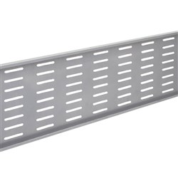 Rapidline Rapid Span Metal Modesty Panel 1557Wx300mmH Silver Grey