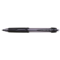 Uni SN227 Power Tank Ballpoint Pen Retractable Fine 0.7mm Black