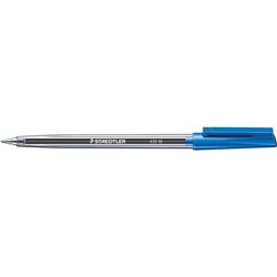Staedtler 430 Stick Ballpoint Pen Medium 1mm Blue