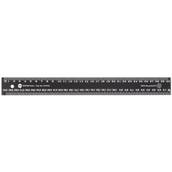 Marbig Enviro Ruler 30cm 100% Recycled Black