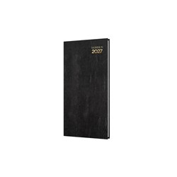 Debden Kyoto Slimline Diary B6/7 Week To View Black