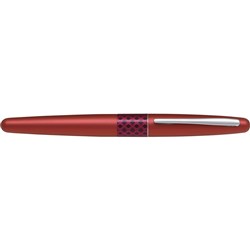 Pilot MR3 Fountain Pen Fine Nib Wave Metallic Red Barrel Black Ink