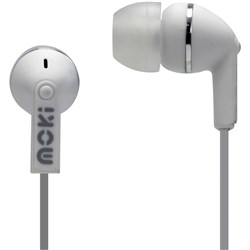 Moki Dots Noise Isolation Earbuds White