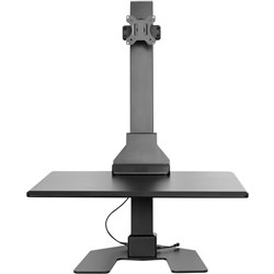 Ergovida Electric Desktop Sit-Stand Single Monitor Riser Black