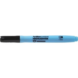 Artline Supreme Highlighters Chisel 2-5mm Blue Pack Of 12