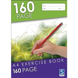 Sovereign Exercise Book A4 8mm Ruled 160 Page