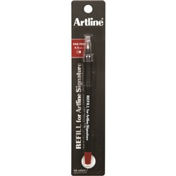 Artline Signature Fineliner Pen Refill 0.4mm Red