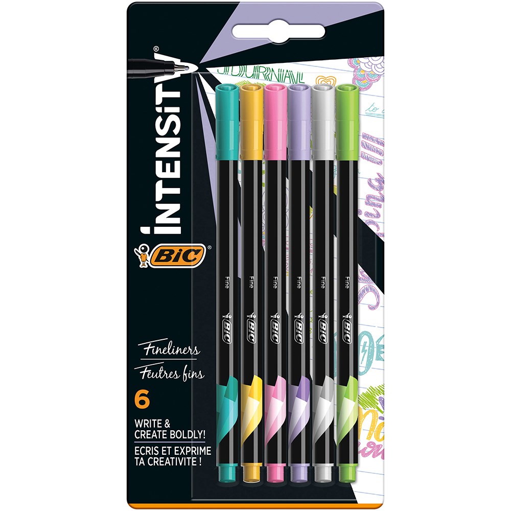 BIC Intensity Fineliner Pen Assorted Colours Pack of Your Home