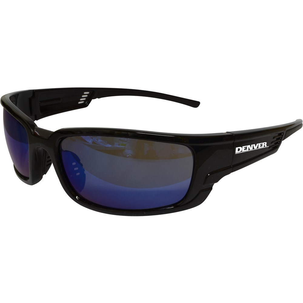 Maxisafe Denver Premium Safety Glasses Anti Fog Blue Mirror Lens