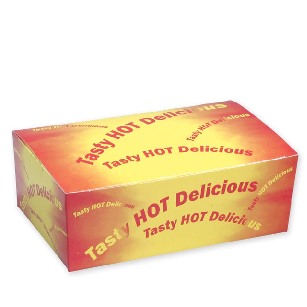 Capri Snack Box Large 200mm x 120mm x 70mm Tasty Hot Delicious Design ...