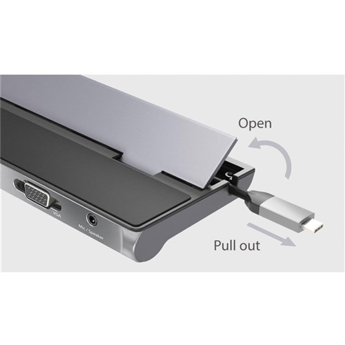 Computer Accessories J5Create JCD543P USBC Triple Display Docking