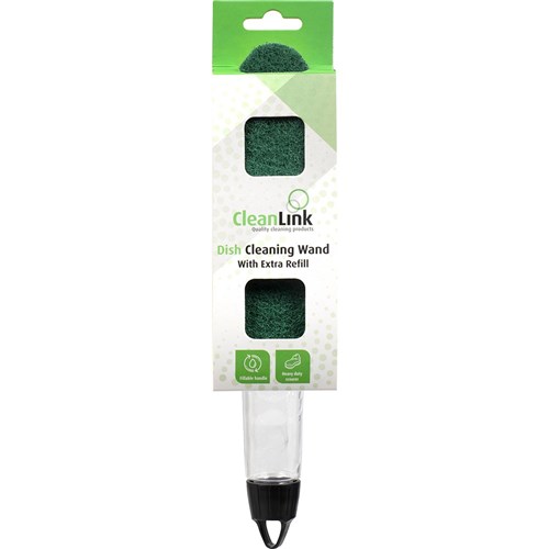 Cleaning - Cleanlink Dish Wand with Refill Sponge - Your Home for Office  Supplies & Stationery in Australia